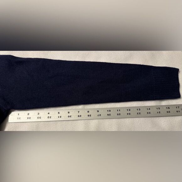 New Croft and Barrow Navy Cardigan Size XS Petite - Picture 4 of 4